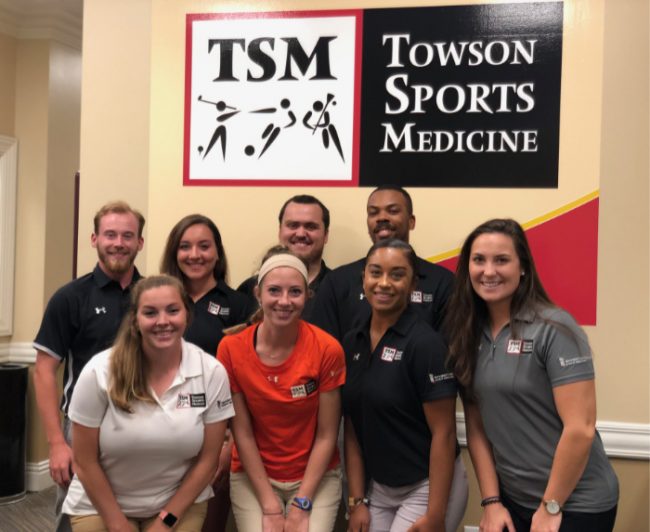 athletic training staff towson sports medicine